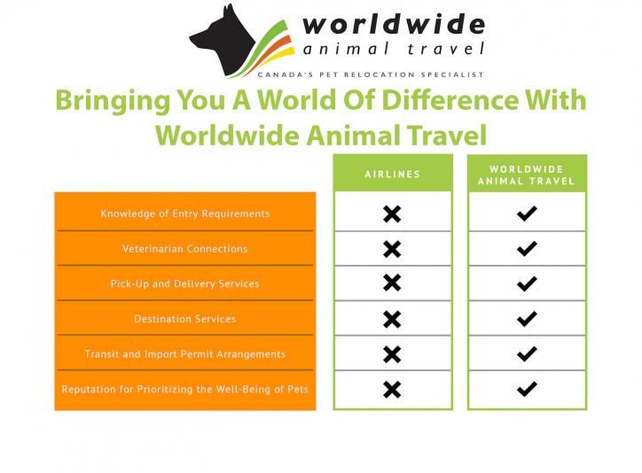 Pet Relocation Services - Worldwide Animal Travel